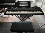 Casio WK 7600 + keyboardstandaard + keyboardbank + stofhoes, Musique & Instruments, Claviers, Comme neuf, Casio, Connexion MIDI