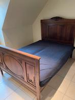 Eiken bed + recente lattenbodem, Ophalen