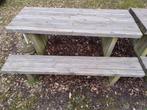 Picknicktafel ( vol hout), Tuin en Terras, Picknicktafels, Ophalen of Verzenden, Gebruikt, Hout