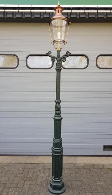Grote gietijzeren straatlantaarns tuinlantaarns palen 330 cm, Enlèvement ou Envoi