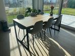 Table à manger 220 cm, Maison & Meubles, Modern, industrieel, Comme neuf, Enlèvement, 50 à 100 cm