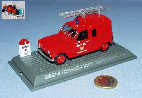 UH 1/43 : Renault R4 Fourgonnette des Pompiers de Nice, Hobby & Loisirs créatifs, Voitures miniatures | 1:43, Neuf, Voiture, Universal Hobbies