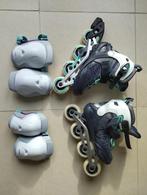 rollers fille/femme 39 + protections genoux et coudes, Autres marques, Rollers 4 roues en ligne, Femmes, Enlèvement