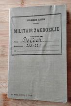 Militair zakboekje +foto ,1940, Ophalen of Verzenden