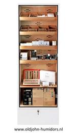 HUMIDOR KABINET ADORINI PORTOFINO WIT 6000 SIGAREN      h201, Verzamelen, Verzenden, Nieuw, Tabaksdoos of Verpakking