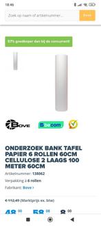 onderzoekstafelpapier, Sport en Fitness, Ophalen, Nieuw, Massagetafel