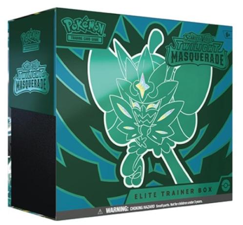 POKEMON TWILIGHT MASQUERADE – ELITE TRAINER BOX ENG, Hobby & Loisirs créatifs, Jeux de cartes à collectionner | Pokémon, Neuf