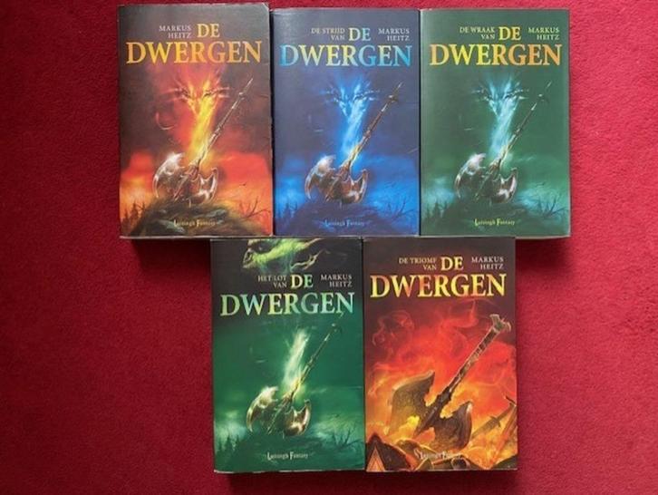 MARKUS HEITZ DE DWERGEN GROTE PAPERBACKS IN GOEDE STAAT, Boeken, Fantasy, Ophalen of Verzenden