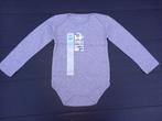 Nieuw, grijze nieuwe body met lange mouwen maat 86, label, Kinderen en Baby's, Babykleding | Maat 86, Jongetje of Meisje, Nieuw