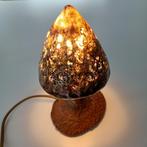 Lampje vintage paddenstoel keramiek of koraal gesigneerd GC, Gebruikt, Ophalen