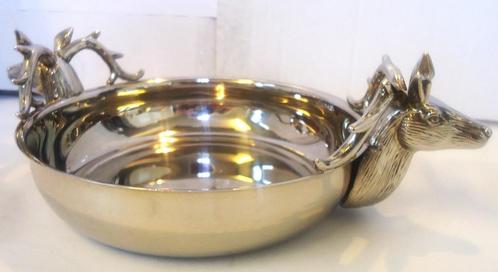 Schaal Zilver Jacht Rendier vintage✨😍💎💑👀🤗🎁👌, Antiek en Kunst, Antiek | Schalen, Ophalen of Verzenden