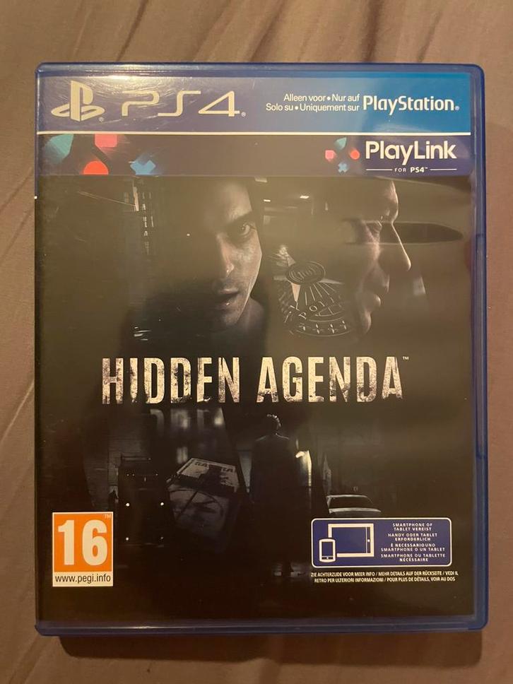 Hidden Agenda, PS4, Games en Spelcomputers, Games | Sony PlayStation 4, Zo goed als nieuw, Overige genres, Vanaf 3 jaar, Ophalen of Verzenden