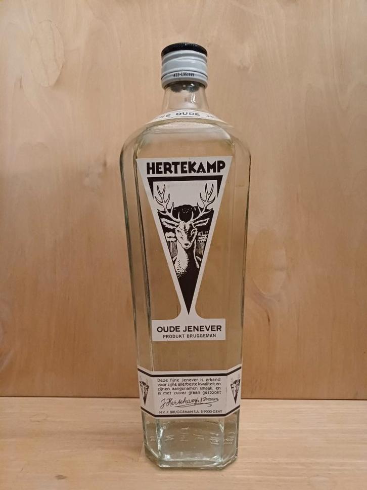 Hertekamp Oude Jenever, Verzamelen, Wijnen, Zo goed als nieuw, Overige typen, Vol, Ophalen of Verzenden