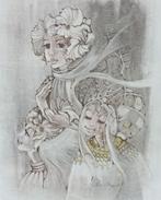 JIN STRAGIER schilderij, Ophalen of Verzenden