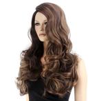 Luxe pruik lang krullend haar zonder pony model Tatum, Handtassen en Accessoires, Uiterlijk | Haarverzorging, Verzenden, Nieuw