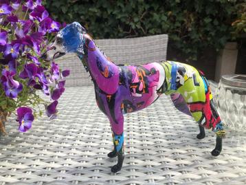 street a windhond whippet greyhound grafitti, Enlèvement ou Envoi