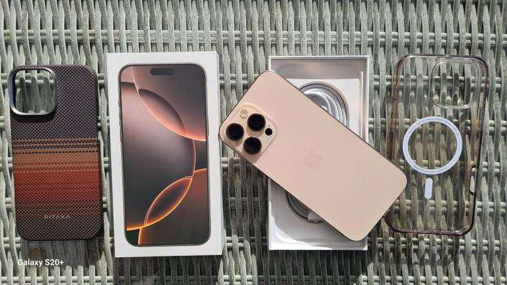 Apple iPhone 16 PRO MAX 256GB Desert Titanium, Telecommunicatie, Mobiele telefoons | Apple iPhone, Zo goed als nieuw, 256 GB, Zonder abonnement