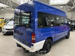 Ford Transit 2.4 Diesel | !77.000KM! | 8+1 LANG | AIRCO, Auto's, Ford, Gebruikt, 4 cilinders, Blauw, 9 zetels