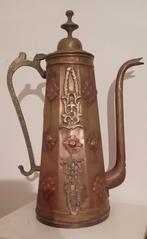 Grote antieke ketel van koper en messing, Antiek en Kunst, Ophalen of Verzenden, Koper