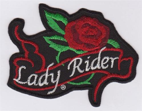 Lady Rider stoffen opstrijk patch embleem #1, Motos, Accessoires | Autre, Neuf, Envoi