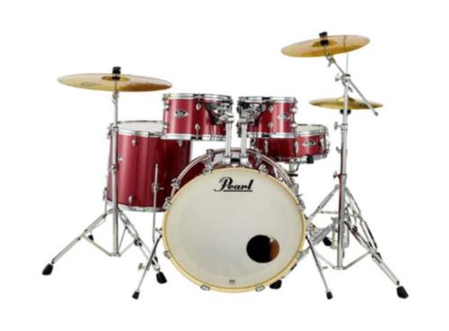 Batterie Pearl EXX725SBR/C704 Export, Muziek en Instrumenten, Drumstellen en Slagwerk, Zo goed als nieuw, Pearl, Ophalen