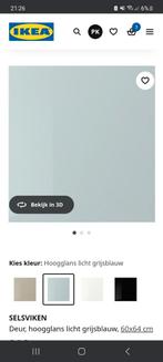 Besta ikea front selsviken grijs/blauw, Ophalen of Verzenden, Zo goed als nieuw