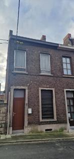 Maison avec jardin à rénover, Immo, Huizen en Appartementen te koop, 75 m², Charleroi, Tussenwoning, Tot 200 m²
