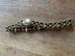 GJ gouden stalen riem en zwarte suède leren veter ZG staat, Kleding | Dames, Riemen en Ceinturen, 80 tot 90 cm, 3 tot 5 cm, Verzenden