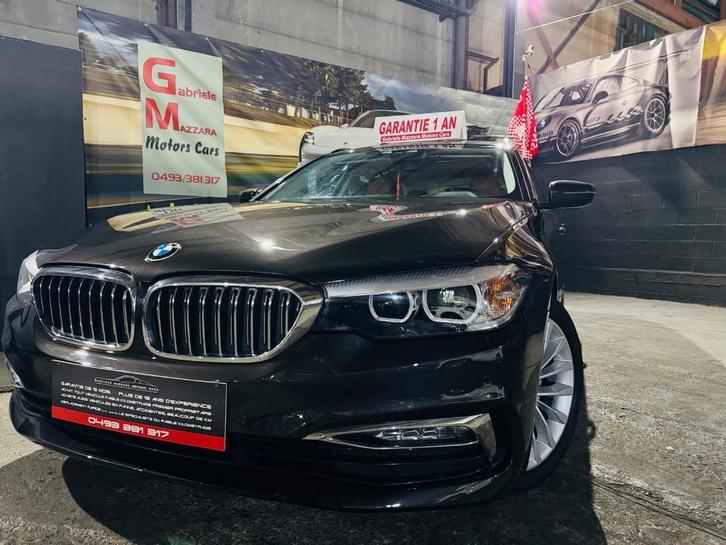 BMW 520D D.A X-Drive Xénon LED GPS Cuir Att rem, Autos, BMW, Entreprise, Achat, ABS, Caméra de recul, Phares directionnels, Airbags