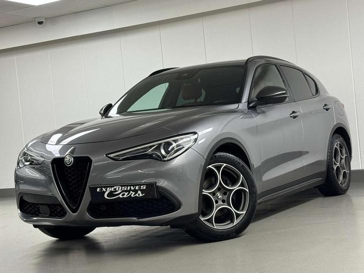 Alfa Romeo Stelvio 2.2 JTD 160CV BLACK TECH CAMERA GPS CUIR, Auto's, Alfa Romeo, Bedrijf, Te koop, Stelvio, ABS, Achteruitrijcamera