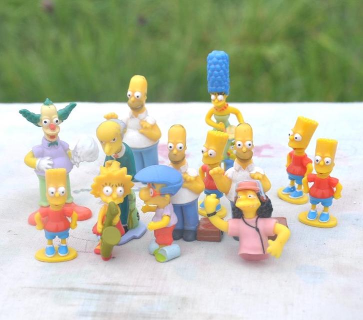 13 figurines simpson, Verzamelen, Beelden en Beeldjes, Zo goed als nieuw, Overige typen, Ophalen of Verzenden