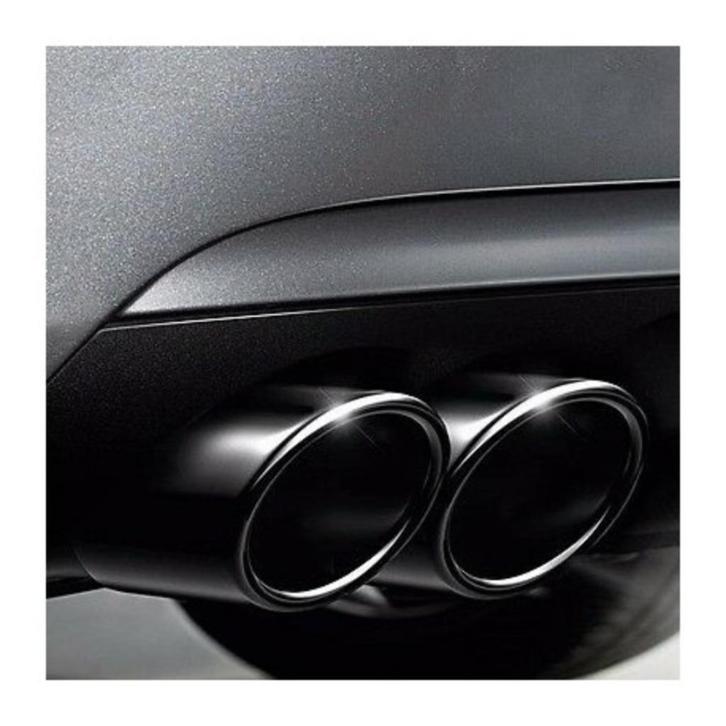 SET D'EMBOUTS D'ÉCHAPPEMENT NOIR POUR AUDI A4/A5/Q5 ORIGINE, Auto diversen, Tuning en Styling, Ophalen