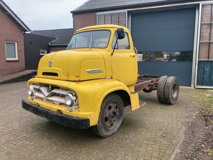 1953 Ford C600 COE, Autos, Oldtimers & Ancêtres, Particulier, Ford USA, Essence, Autre carrosserie, Autres couleurs, Propulsion arrière