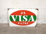 Groot emaille bord Visa sigaretten 1961, Verzamelen, Ophalen, ., Zo goed als nieuw, .