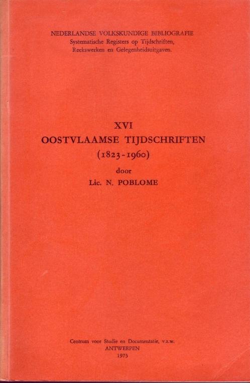 VOLKSKUNDE BIBLIOGRAFIE OOSTVLAAMSE TIJDSCHRIFTEN volkskunde, Boeken, Geschiedenis | Stad en Regio, Gelezen, Ophalen of Verzenden