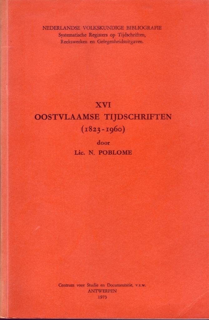 VOLKSKUNDE BIBLIOGRAFIE OOSTVLAAMSE TIJDSCHRIFTEN volkskunde, Boeken, Geschiedenis | Stad en Regio, Gelezen, Ophalen of Verzenden