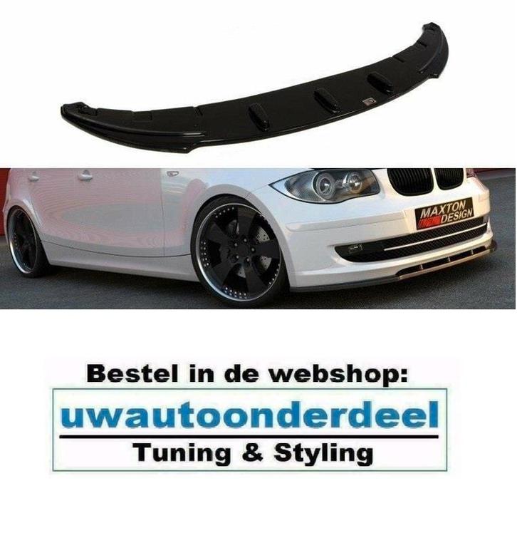 Maxton Design Spoiler Splitter Lip Voor Bmw 1 serie E87, Autos : Divers, Tuning & Styling, Envoi
