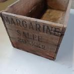 oude margarine bak, Ophalen