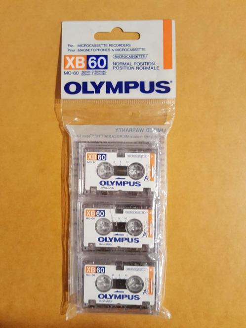 3-pack XB60 Olympus – microcassettes MC-60, Audio, Tv en Foto, Bandrecorder, Onderdeel, Ophalen of Verzenden