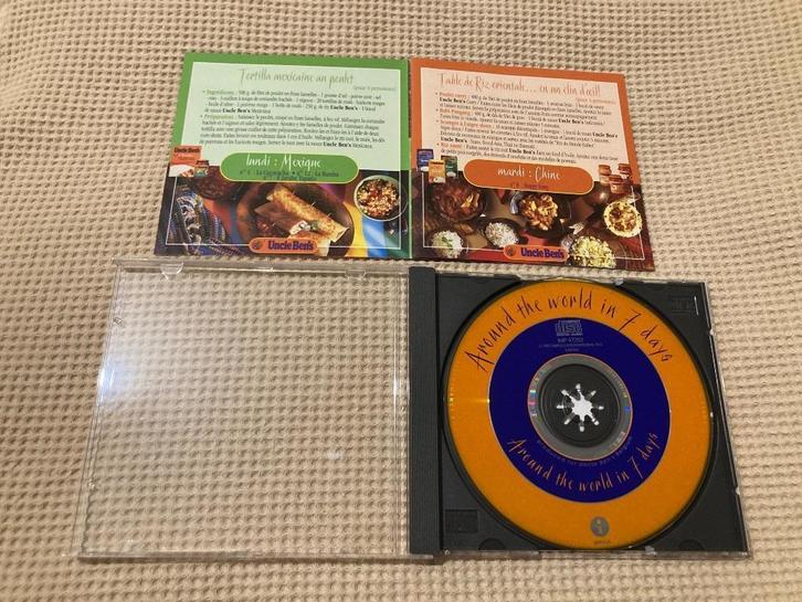 Around the world in 7 days Uncle Ben's met receptenboekje CD, Cd's en Dvd's, Cd's | Verzamelalbums, Zo goed als nieuw, Wereldmuziek