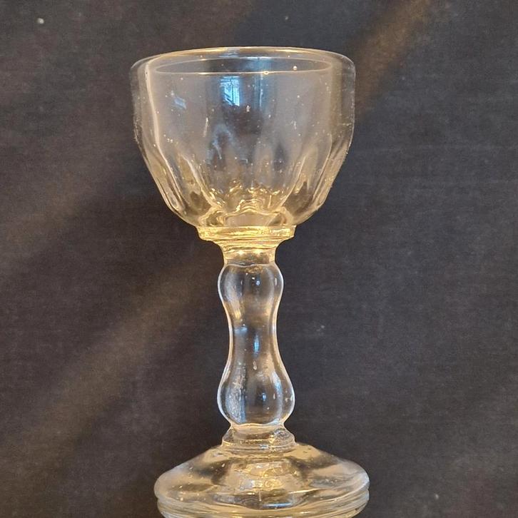 3 * Antiek likeurglas - mondgeblazen glas - circa 1820-1870, Antiek en Kunst, Antiek | Glaswerk en Kristal, Ophalen of Verzenden