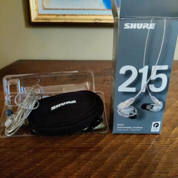 In-ears, sound isolating earphones, merk Shure SE215 beschikbaar voor biedingen
