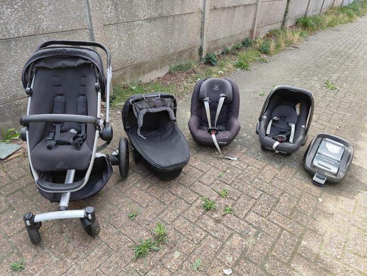 Wandelwagen Quinny met Maxi Cosi en toebehoren, Kinderen en Baby's, Kinderwagens en Combinaties, Gebruikt, Combiwagen, Quinny