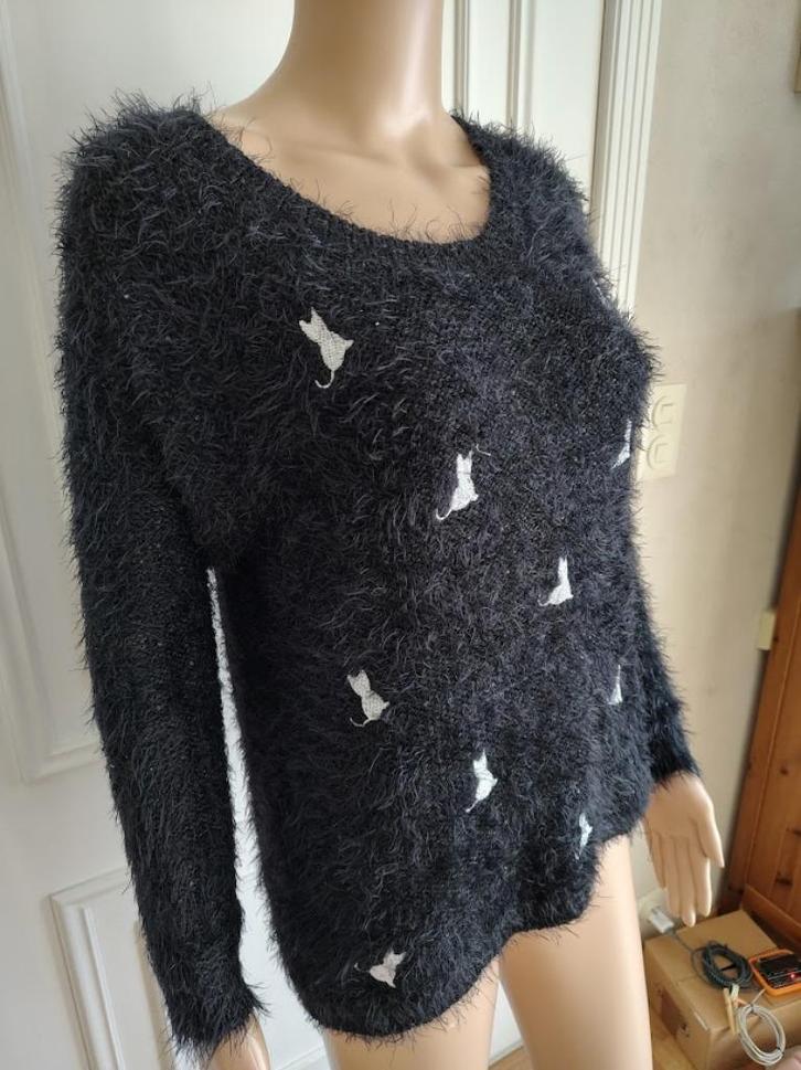 leuke trui van millenium, Kleding | Dames, Truien en Vesten, Zo goed als nieuw, Maat 36 (S), Zwart, Verzenden