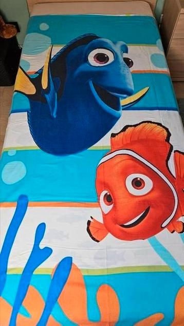 Dekbedovertrek Nemo en Dory, eenpersoonsbed  beschikbaar voor biedingen