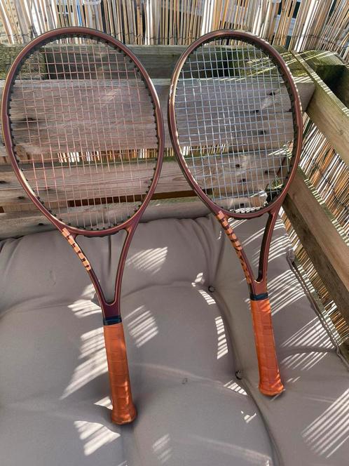 2 Wilson Pro staff 97 V14 L3, Sport en Fitness, Tennis, Zo goed als nieuw, Racket, Wilson, L3, Ophalen of Verzenden