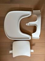 Stokke Babyset + Tafelblad Wit, Kinderen en Baby's, Kinderstoelen, Ophalen, Gebruikt
