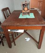 TAFEL + STOELEN, Huis en Inrichting, Ophalen, Gebruikt, 100 tot 150 cm, 50 tot 100 cm