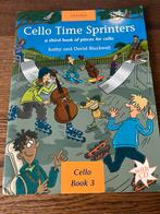 Cello Time Sprinters met pianobegeleiding op CD, Muziek en Instrumenten, Strijkinstrumenten | Cello's, Ophalen of Verzenden, Zo goed als nieuw