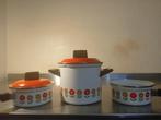 Vintage pottenset, Huis en Inrichting, Ophalen, Pannenset